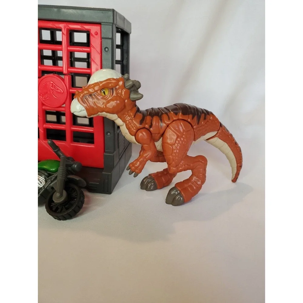 Imaginext Jurassic Park World Owen Stygimoloch Dinosaur Truck Vehicle Motorcycle